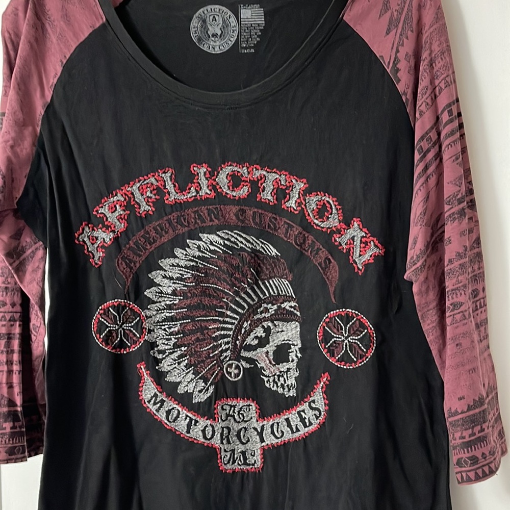Affliction top - Picture 2 of 3